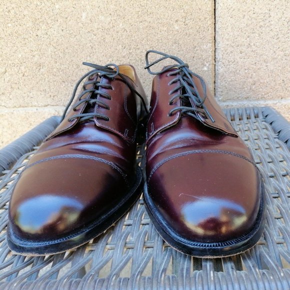 Cole Haan Other - Cole Haan Lexington Men's Burgundy Cap Toe Derby Dress Shoes‎ Size 10.5
